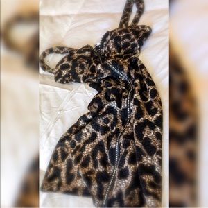 Leopard mini dress